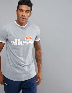 Серая футболка с большим логотипом Ellesse Sport - Серый