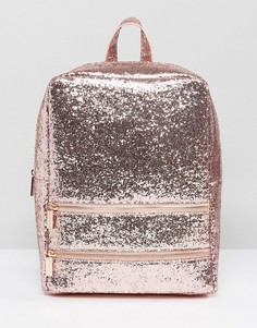 Розовый рюкзак с блестками Skinnydip - Розовый