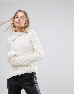 Джемпер крупной вязки Y.A.S - Белый