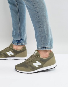 Зеленые кроссовки New Balance 373 - Зеленый