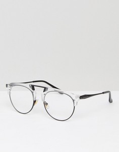 Круглые очки с прозрачными стеклами Jeepers Peepers - Мульти