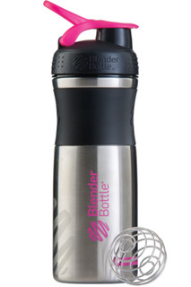 Шейкер BlenderBottle SportMixer Stainless 828ml Black-Pink BB-SMST-BLPI