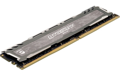 Модуль памяти Crucial Ballistix Sport LT Gray DDR4 UDIMM 2666MHz PC4-21300 CL16 - 8Gb BLS8G4D26BFSBK