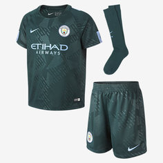Футбольный комплект для дошкольников 2017/18 Manchester City FC Stadium Third Nike