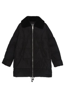 Пуховик с отделкой Dsquared2