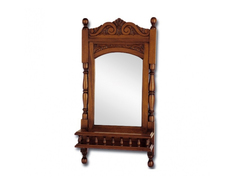 Зеркало (satin furniture) коричневый 45x20x90 см.