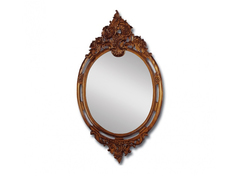 Зеркало (satin furniture) коричневый 83x130x4 см.