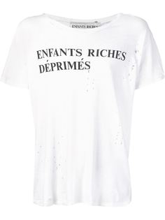футболка с принтом логотипа Enfants Riches Déprimés