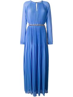 длинное плиссированное платье Michael Michael Kors