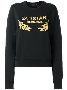 толстовка с логотипом 24-7  Dsquared2