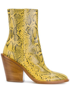 snake skin effect ankle boots A.F.Vandevorst