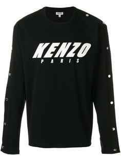 топ с принтом логотипа Kenzo