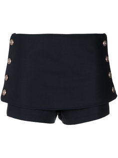buttoned skorts Andrea Bogosian