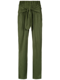 front tie straight trousers Olympiah