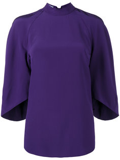 блузка с объемными рукавами  Prada