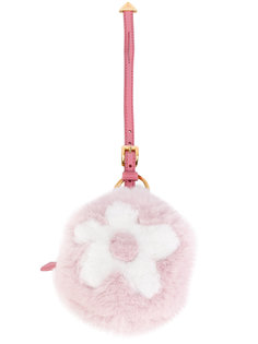 fluffy keychain Prada