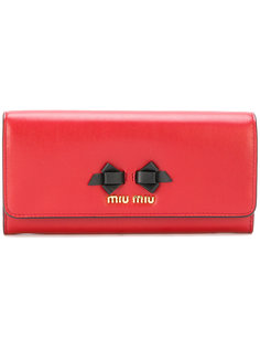 кошелек с бантом Miu Miu