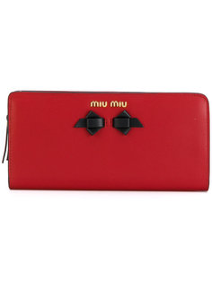 кошелек с бантом Miu Miu