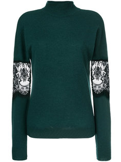 lace turtle neck sweater Each X Other