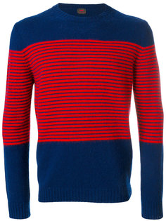свитер с полосатым узором Mp  Massimo Piombo
