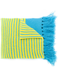 striped fringed scarf Mp  Massimo Piombo