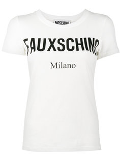 приталенная футболка Fauxschino Moschino
