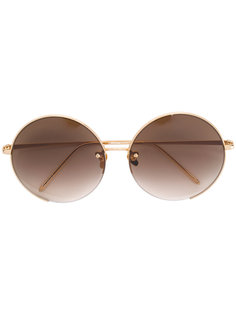 round frame sunglasses Linda Farrow