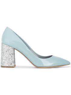 85mm Glitter Heel Pumps Miu Miu