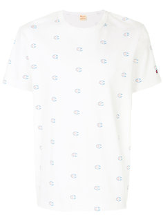 pattern print T-shirt  Champion