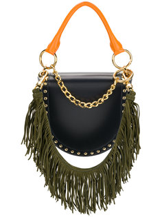 fringed half moon shoulder bag Sacai