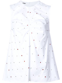 crystal embellished blouse Jourden