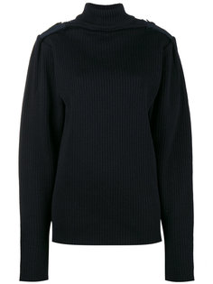 Knitted Sweater With Gathered Shoulder Detail Y / Project