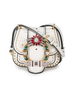 small Dalia stud embellished bag Miu Miu