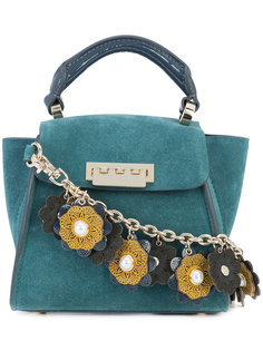 декорированная мини сумка-тоут Zac Zac Posen