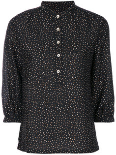 speckled button-up blouse Vanessa Seward