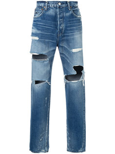 джинсы с потертой отделкой H Beauty&Youth