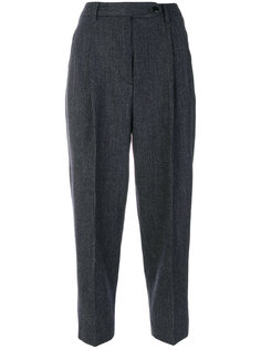 cropped striped trousers Brag-Wette
