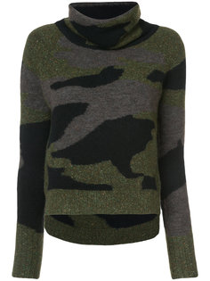 camouflage pattern jumper  Veronica Beard
