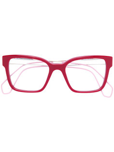 square frame glasses Miu Miu Eyewear