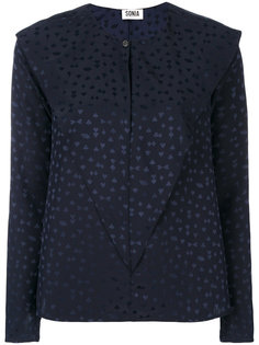 layered printed shirt  Sonia By Sonia Rykiel