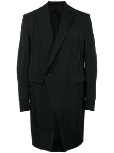 creased rear printed coat Julius