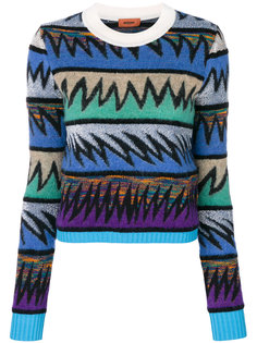 свитер в стиле колор блок Missoni