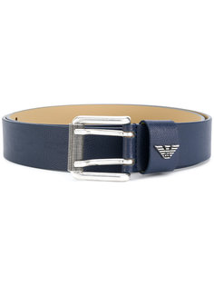 ремень с бляшкой с логотипом Emporio Armani