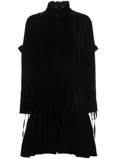 velvet frilled dress Cecilie Bahnsen