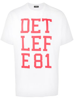 футболка с принтом Detlef E81 Raf Simons