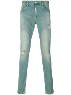 джинсы скинни с рваными деталями Represent