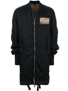 пальто на молнии с заплаткой Ziggy Chen