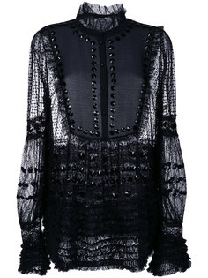 sheer shift blouse Amen