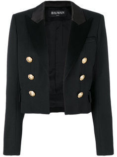 укороченный блейзер Balmain
