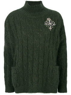 джемпер с заклепками Ermanno Scervino